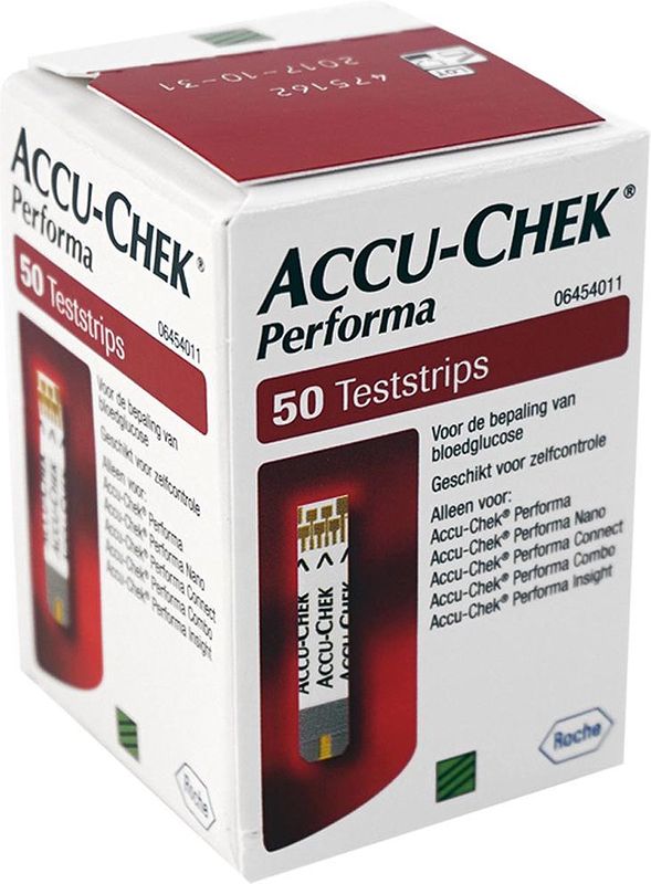 Foto van Testjezelf accu-chek performa teststrips 50st