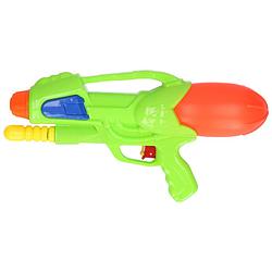 Foto van 1x waterpistolen/waterpistool groen van 30 cm kinderspeelgoed - waterpistolen