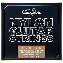 Foto van Cordoba nylon guitar strings fusion tension set snarenset voor klassieke gitaar