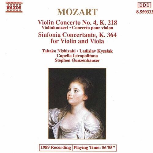 Foto van Mozart: violin concerto 4/sinfonia concert - cd (4891030503328)