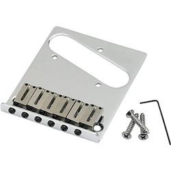 Foto van Fender 6-saddle american series telecaster bridge assembly chrome brug voor fender telecaster