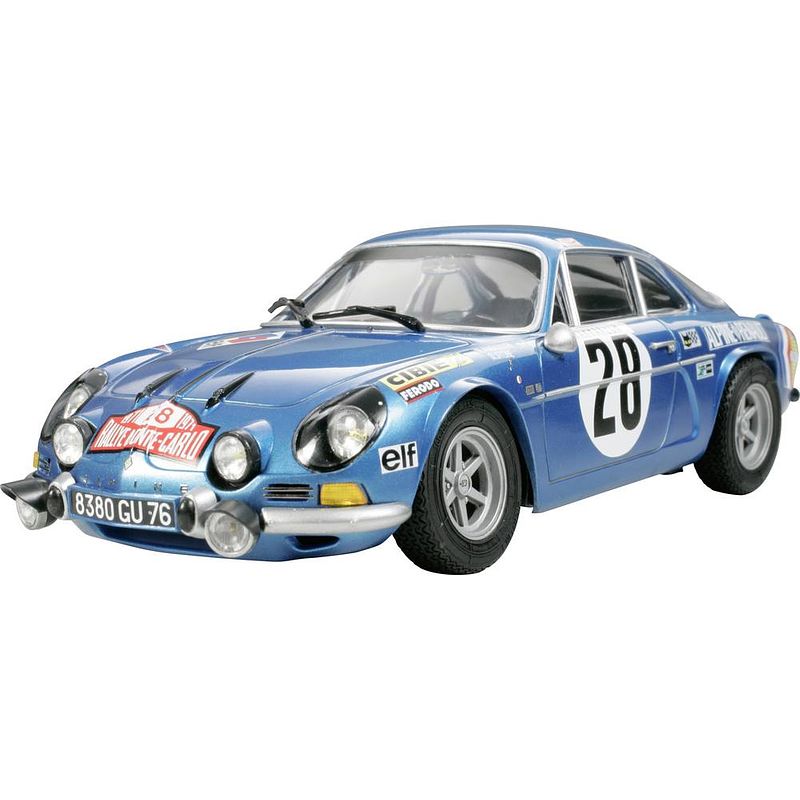 Foto van Tamiya 300024278 renault alpine a110 ´71 monte carlo auto (bouwpakket) 1:24