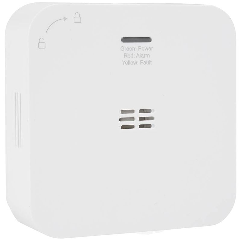 Foto van Smartwares fga-13800 koolmonoxidemelder met app-besturing werkt op batterijen detectie van koolmonoxide