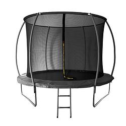 Foto van Kettler trampoline jump - 244cm rond - incl. net - incl. ladder - zwart