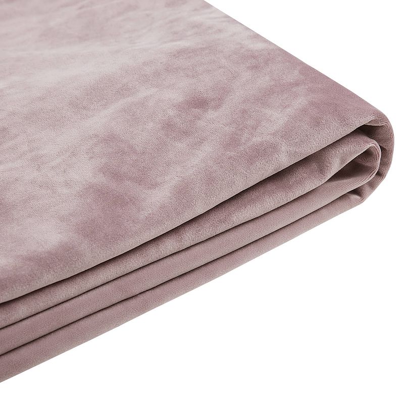 Foto van Beliani fitou - bekleding voor bedframe-roze-fluweel