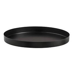 Foto van Dienblad mats - zwart - ø30 cm - leen bakker
