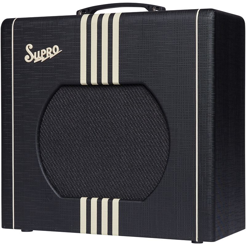 Foto van Supro delta king 12 combo bc black & cream gitaarversterker combo