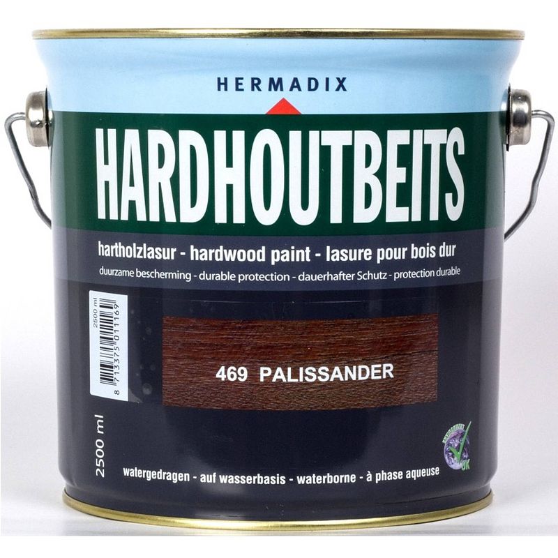 Foto van Hermadix - hardhoutbeits 469 palissander 2500 ml