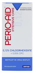 Foto van Perio aid intensive care mondspoelmiddel 0,12% chloorhexidine