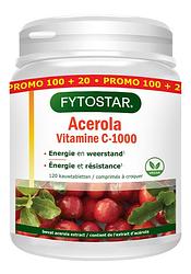 Foto van Fytostar vitamine c 1000 acerola kauwabletten