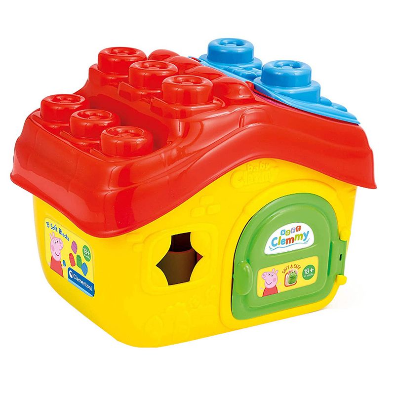 Foto van Clementoni speelhuis peppa pig junior 27 x 19 cm 16-delig