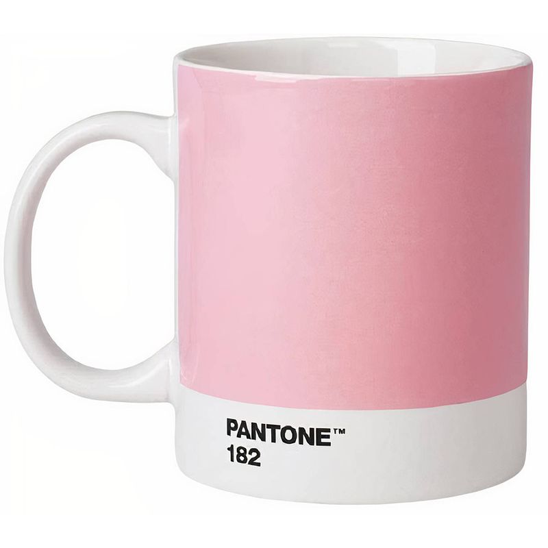 Foto van Pantone mok 375 ml porselein roze