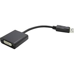 Foto van Value displayport / dvi adapterkabel displayport stekker, dvi-d 24+1-polige bus 0.15 m zwart 12.99.3133 displayport-kabel