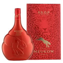 Foto van Meukow vsop red edition 70cl cognac + giftbox
