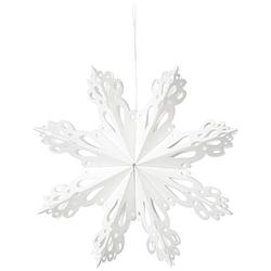 Foto van Broste copenhagen hangornament snowflake star white