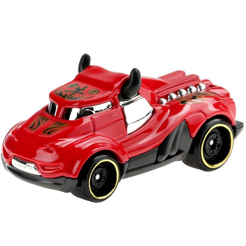 Foto van Hot wheels auto street beasts steer clear 7 cm rood