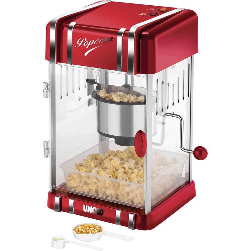 Foto van Unold 48535 popcornmaker zilver, rood