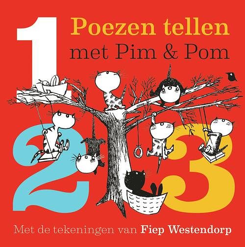 Foto van Poezen tellen met pim en pom - fiep westendorp - paperback (9789021427041)