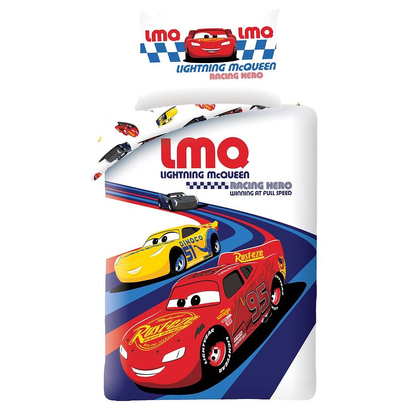 Foto van Disney cars dekbedovertrek lmq - eenpersoons - 140 x 200 cm - katoen