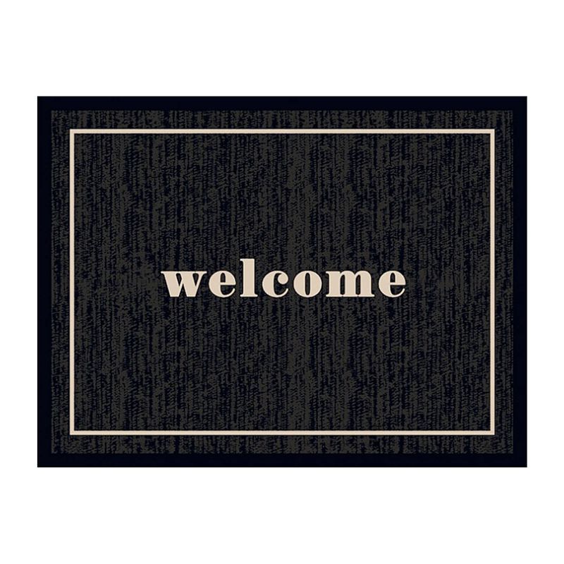 Foto van Md entree - schoonloopmat - ambiance welcome black - 50 x 70 cm