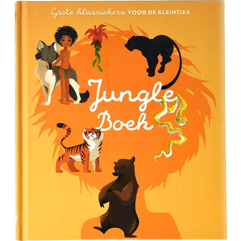 Foto van Jungle book - jungle boek - grote klassiekers voor de kleintjes - hardcover