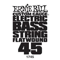 Foto van Ernie ball 1745 flatwound .045 snaar voor elektrische basgitaar