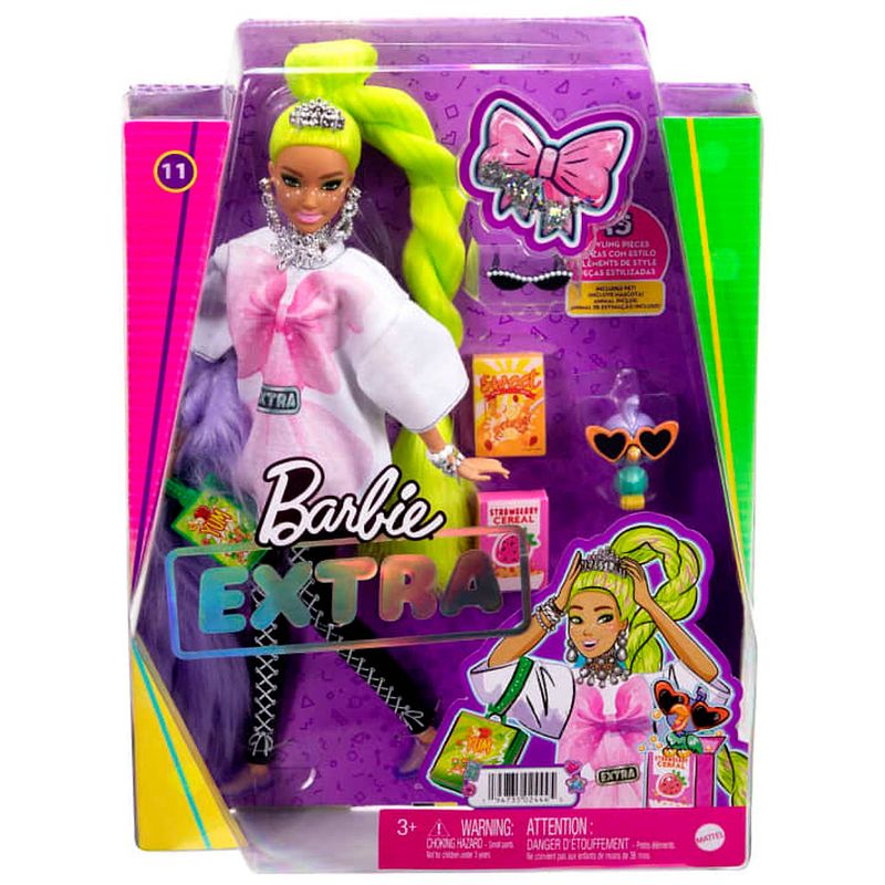 Foto van Pop barbie fashionista barbie extra neon green ma