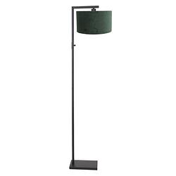 Foto van Steinhauer stang vloerlamp groen metaal 160 cm hoog