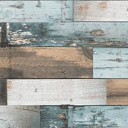 Foto van Wicotex-tafelzeil hout blauw 140x240cm-tafelkleed afneembaar-afwasbaar