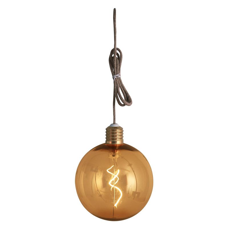 Foto van Luxform lighting - luxform batterij globe bulb old look filament