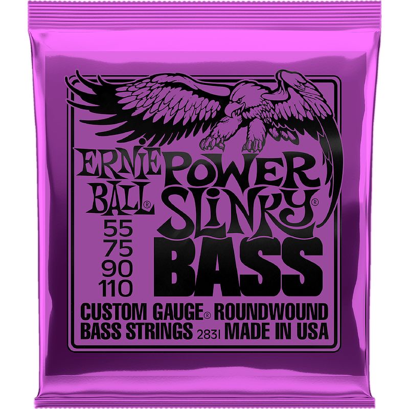 Foto van Ernie ball 2831 power slinky bass 55 - 110 snarenset