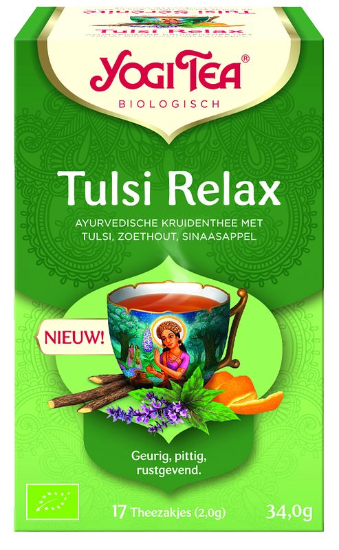 Foto van Yogi tea tulsi relax