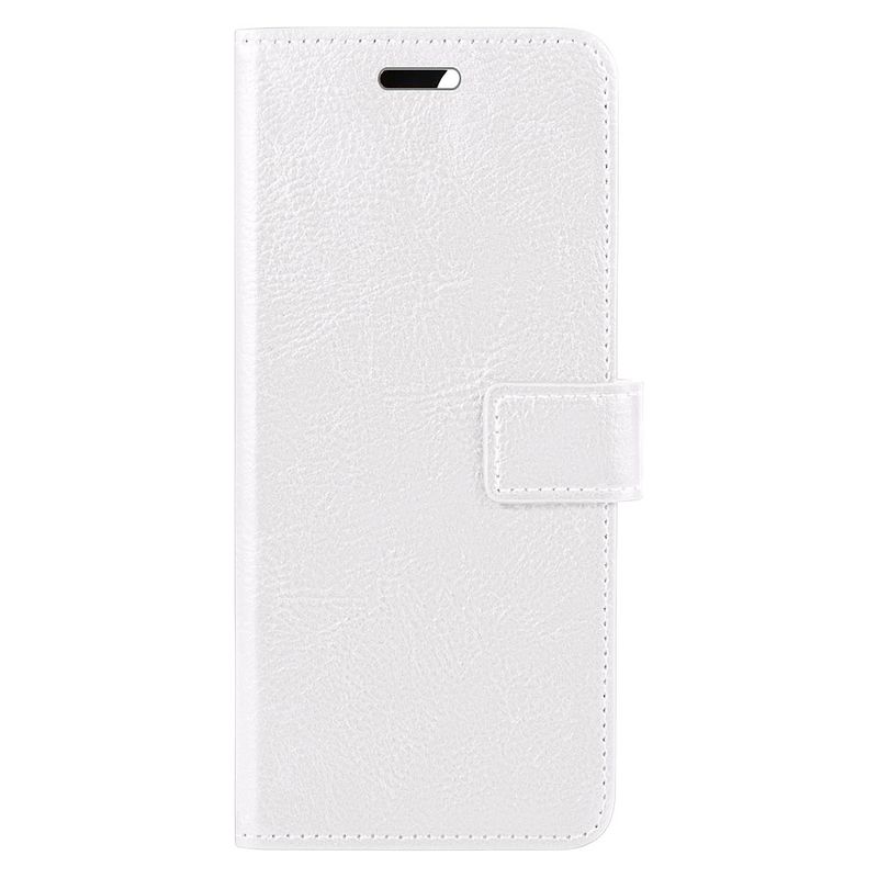 Foto van Basey xiaomi 12x hoesje bookcase hoes flip case book cover - xiaomi 12x hoes book case hoesje - wit