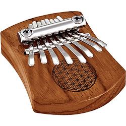 Foto van Meinl sonic energy solid kalimba 8 flower of life zambesi redwood