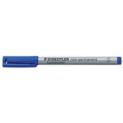 Foto van Staedtler ohp-marker lumocolor non-permanent blauw, superfijn 0,4 mm