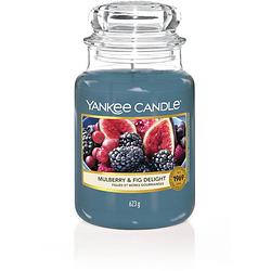 Foto van Yankee candle - mulberry & fig delight geurkaars - large jar - tot 150 branduren