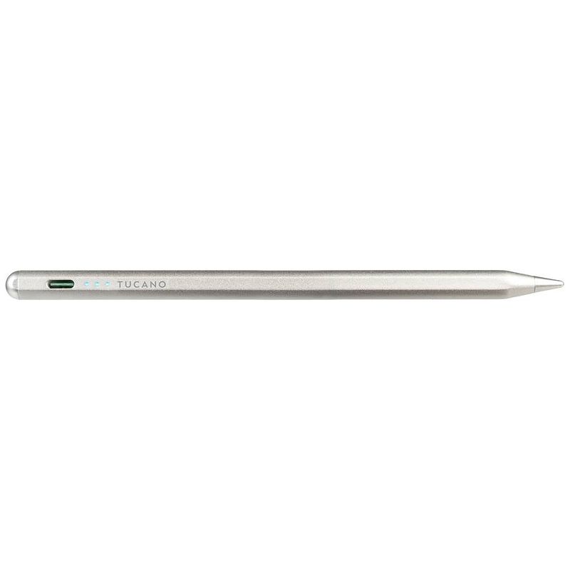 Foto van Tucano active stylus pen digitale pen herlaadbaar zilver