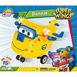 Foto van Cobi super wings bouwpakket donnie geel/blauw 182-delig (25124)