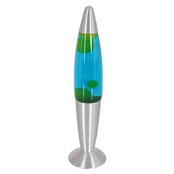 Foto van Mexlite volcan lavalamp staal/blauw