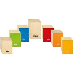 Foto van Nino percussion ninoset950 cajon group rhythm set percussieset 7-delig