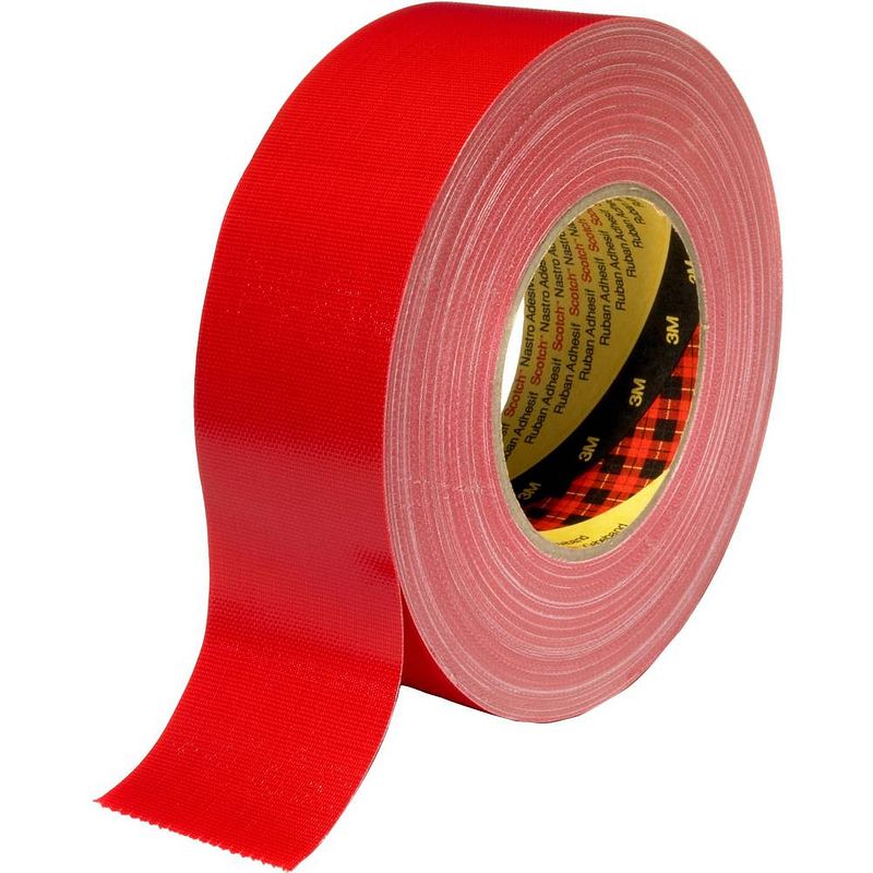 Foto van 3m 3m 389r100 textieltape rood (l x b) 50 m x 10 cm 1 stuk(s)