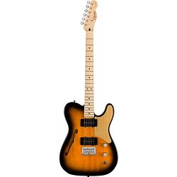 Foto van Squier paranormal cabronita telecaster thinline 2-color sunburst mn elektrische gitaar