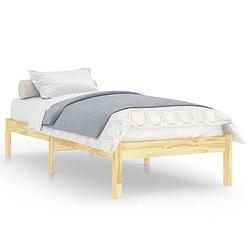 Foto van Vidaxl bedframe massief hout 75x190 cm small single