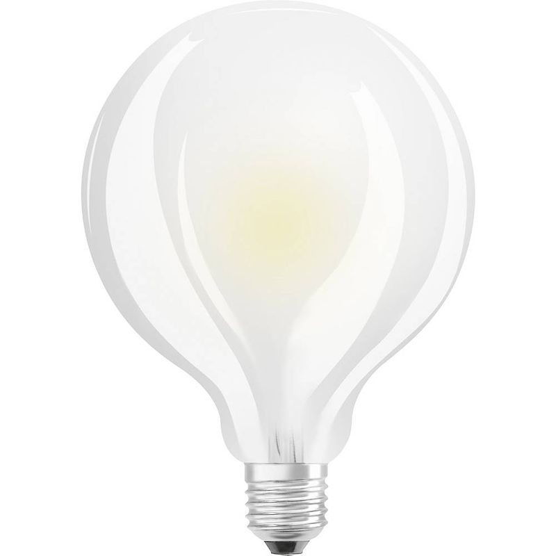 Foto van Osram 4058075808713 led-lamp energielabel e (a - g) e27 globe 6.5 w = 60 w warmwit (ø x l) 95 mm x 138 mm filament / retro-led 1 stuk(s)