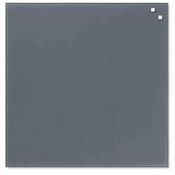 Foto van Naga - magnetisch glasbord - grijs - 45 x 45 cm - geschikt voor whiteboard markers