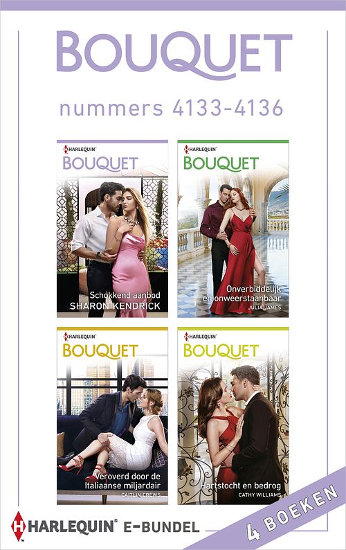 Foto van Bouquet e-bundel nummers 4133 4136 - caitlin crews - ebook (9789402544718)