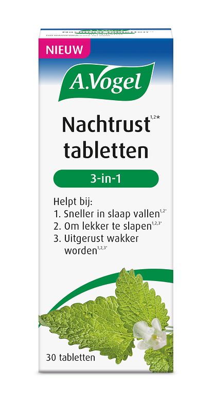 Foto van A. vogel dormeasan nachtrust¹,²* 3-in-1 tabletten