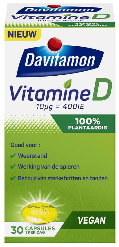 Foto van Davitamon vitamine d capsules