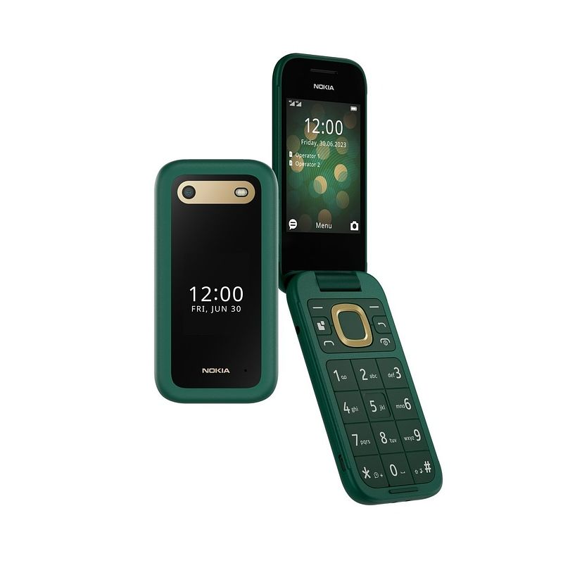 Foto van Nokia nokia 2660 ds dtc lush smartphone groen