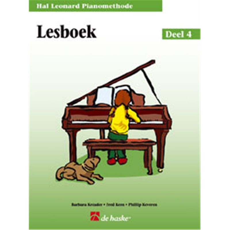 Foto van Hal leonard pianomethode lesboek 4 pianoboek